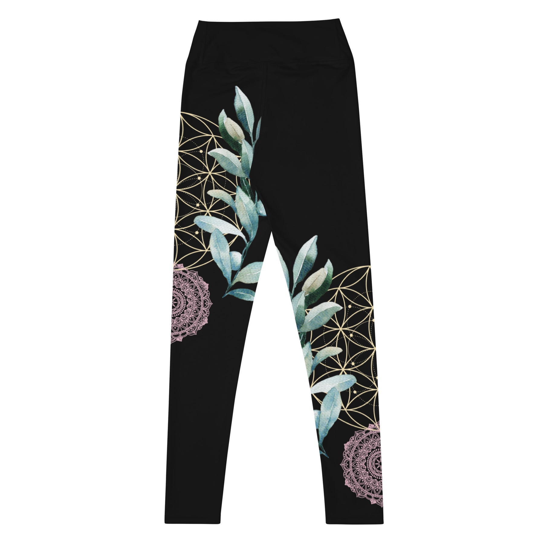 Mandala Golden Bloom asymmetrisch / Leggings
