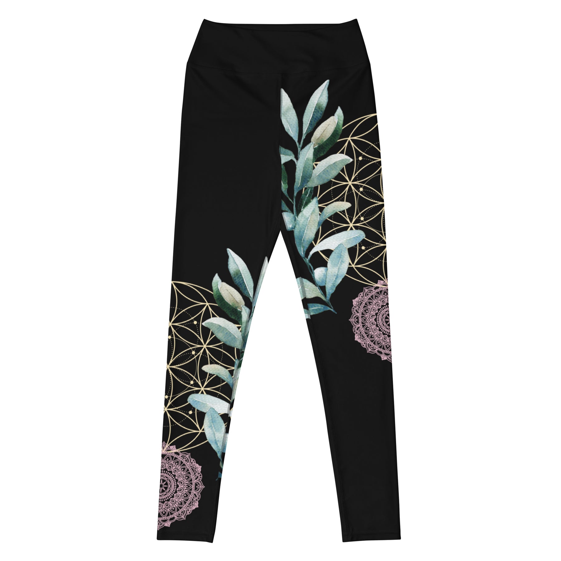 Mandala Golden Bloom asymmetrisch / Leggings