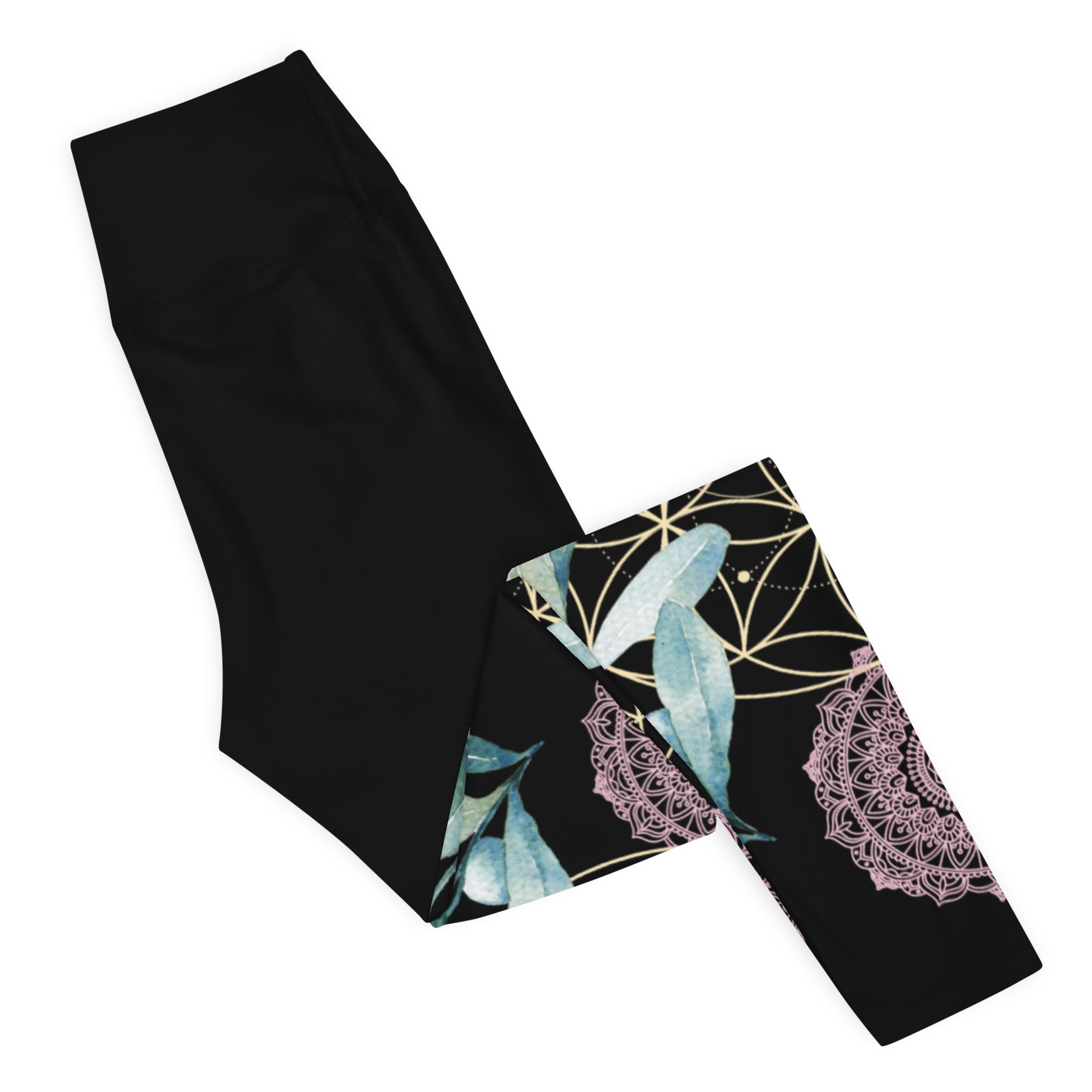 Mandala Golden Bloom asymmetrisch / Leggings