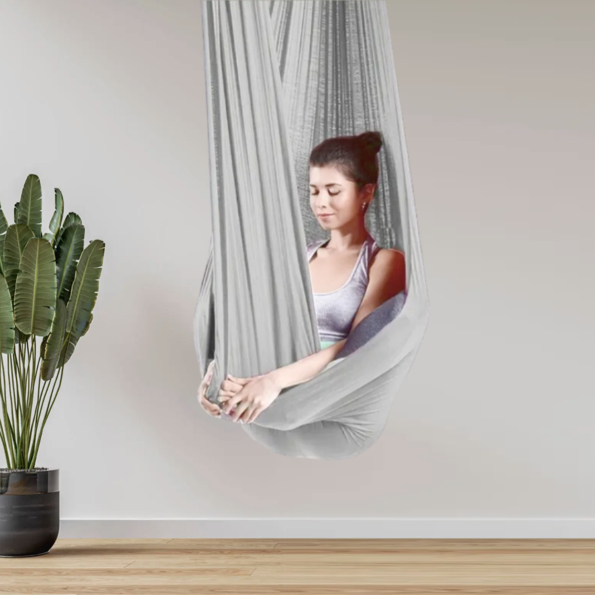 Aerial Yoga Set / Grau