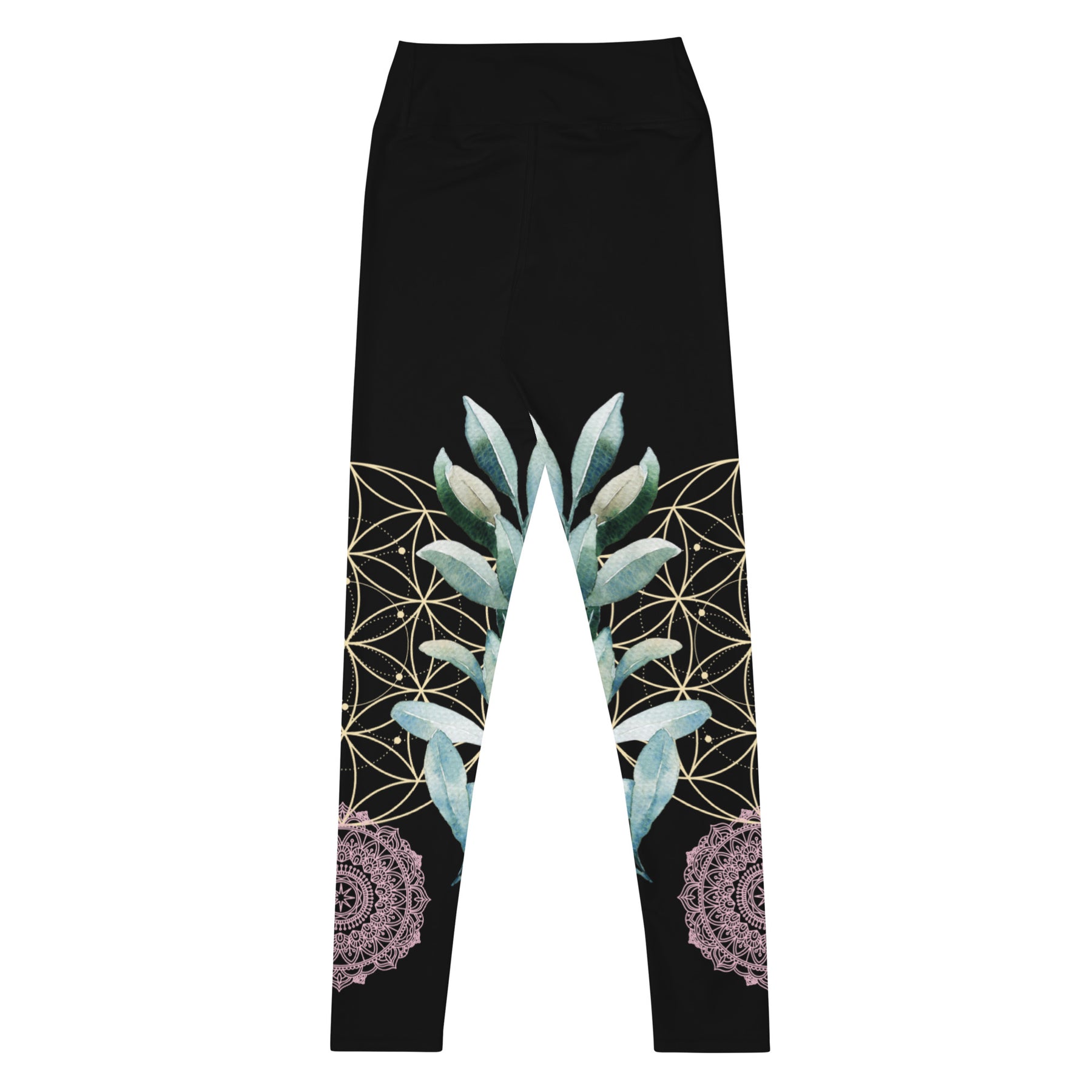 Mandala Golden Bloom symmetrisch / Leggings
