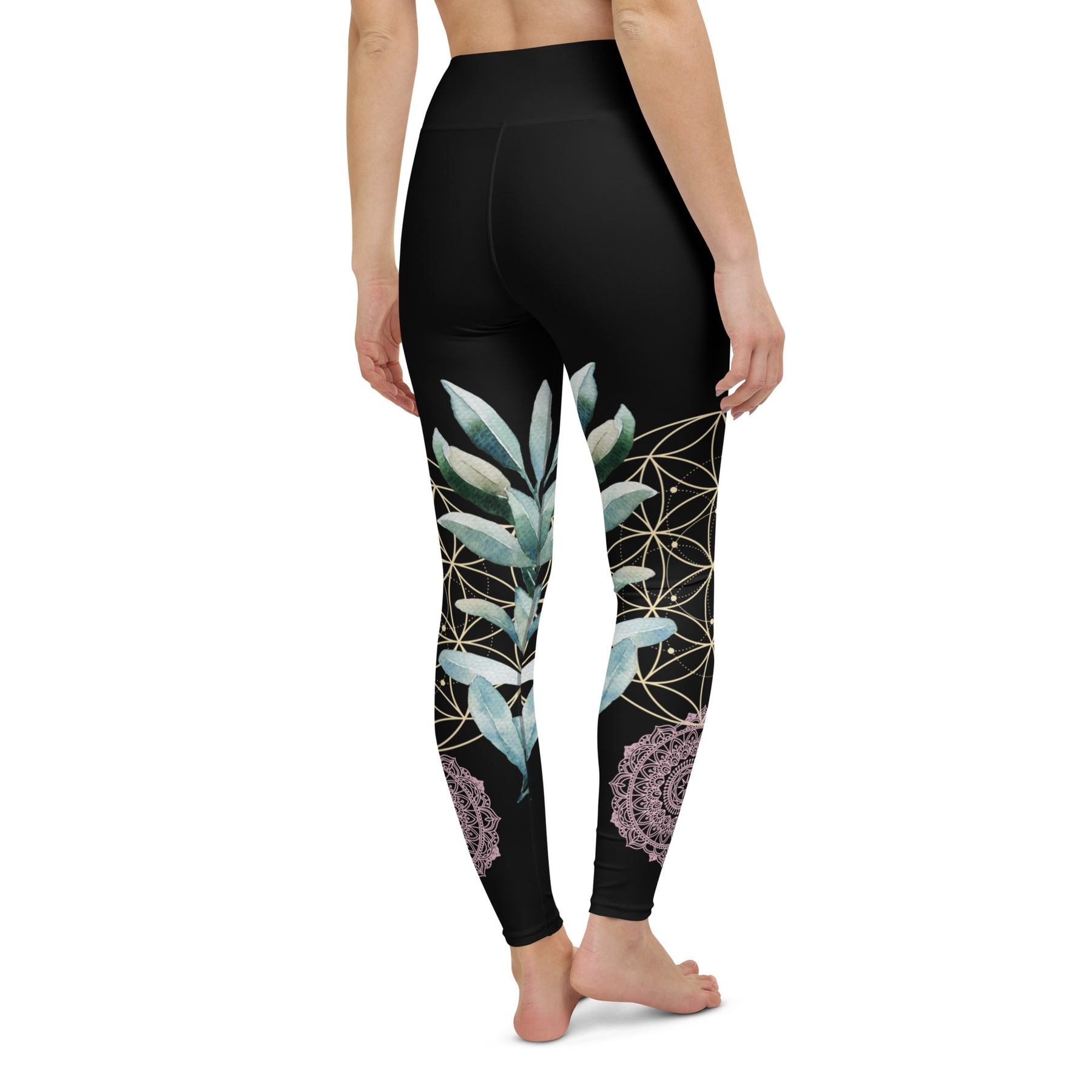 Mandala Golden Bloom symmetrisch / Leggings