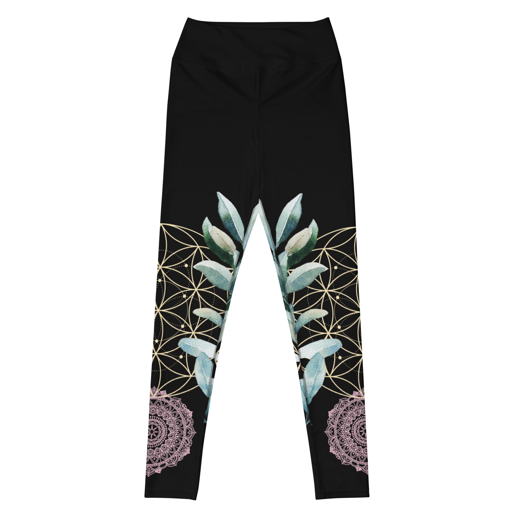 Mandala Golden Bloom symmetrisch / Leggings