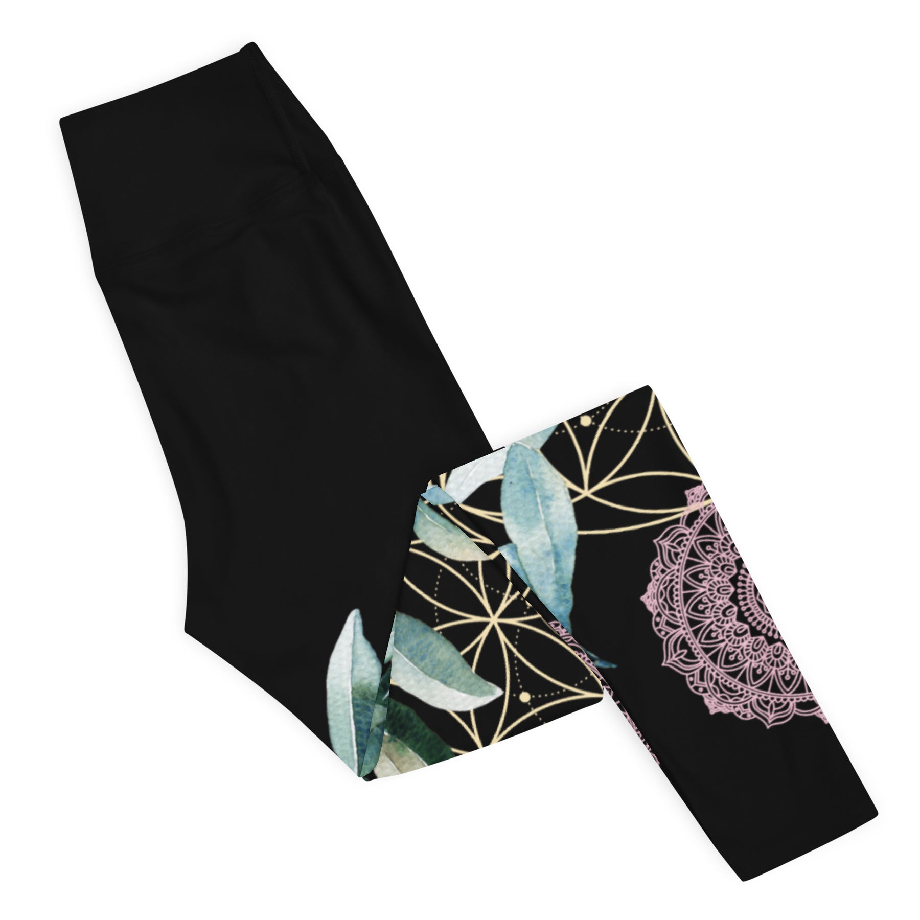 Mandala Golden Bloom symmetrisch / Leggings
