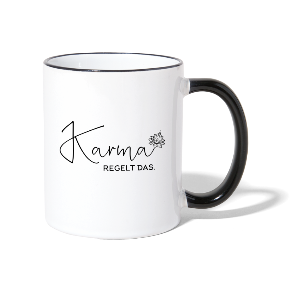 Karma / Tasse - Weiß/Schwarz