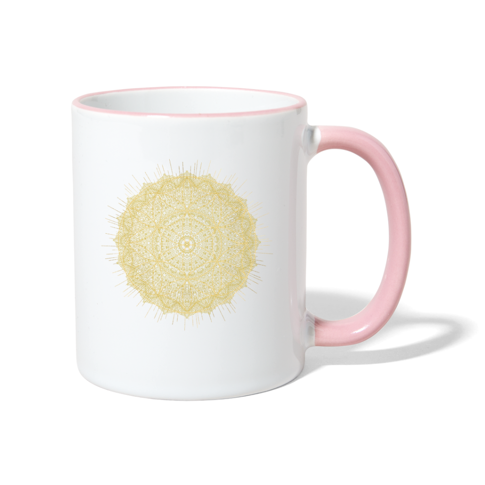Magic Mandala / Tasse - Weiß/Pink