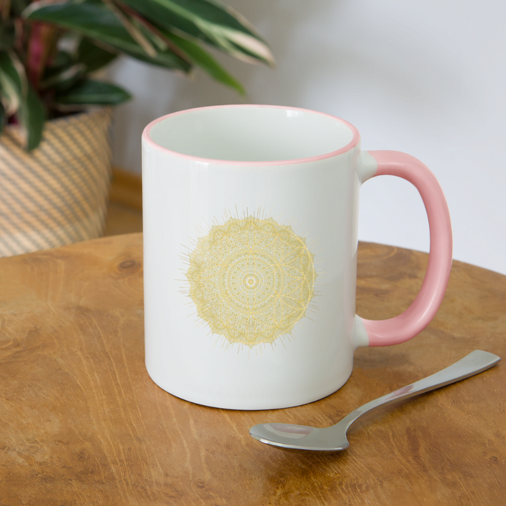 Magic Mandala / Tasse - Weiß/Pink