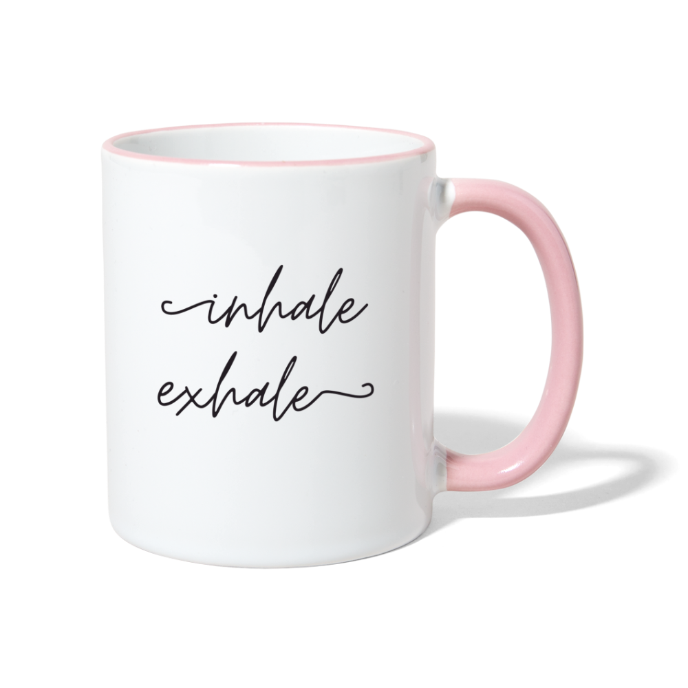 Geometrie Bloom/ Tasse - Weiß/Pink