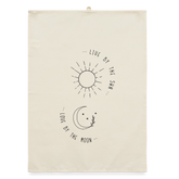 Sun Moon / Organic Geschirrtuch - Natur