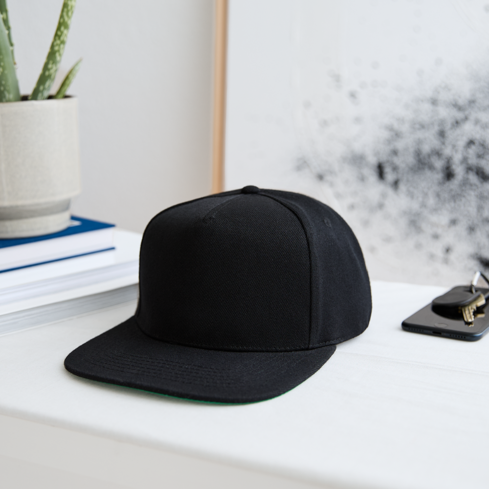 Snapback Cap - Schwarz/Schwarz