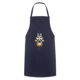 Goldene Krabbe / Schürze - Navy