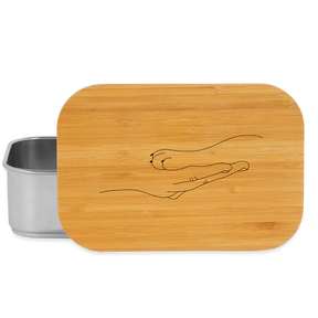 Katzenpfote-Menschenhand / Lunch Box - Silber