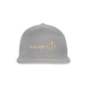 Snapback Cap / Namaste - Graphit/Graphit