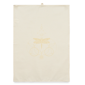 Libelle / Organic Geschirrtuch - Natur