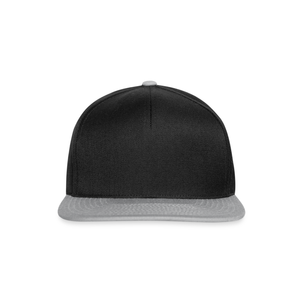 Snapback Cap - Schwarz/Grau