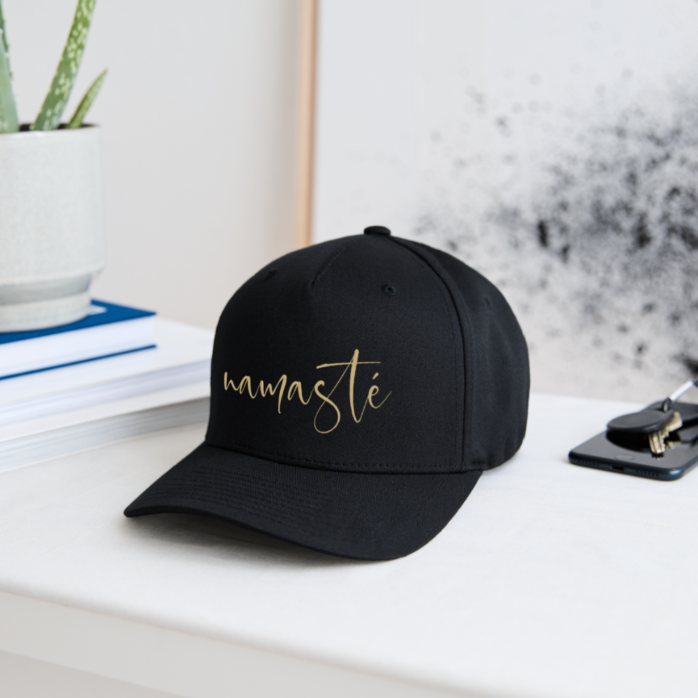 Flexfit Cap / Namaste - Schwarz