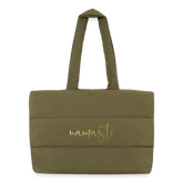Namaste / Gesteppter Shopper - safari Green
