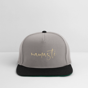 Snapback Cap / Namaste - Graphit/Schwarz