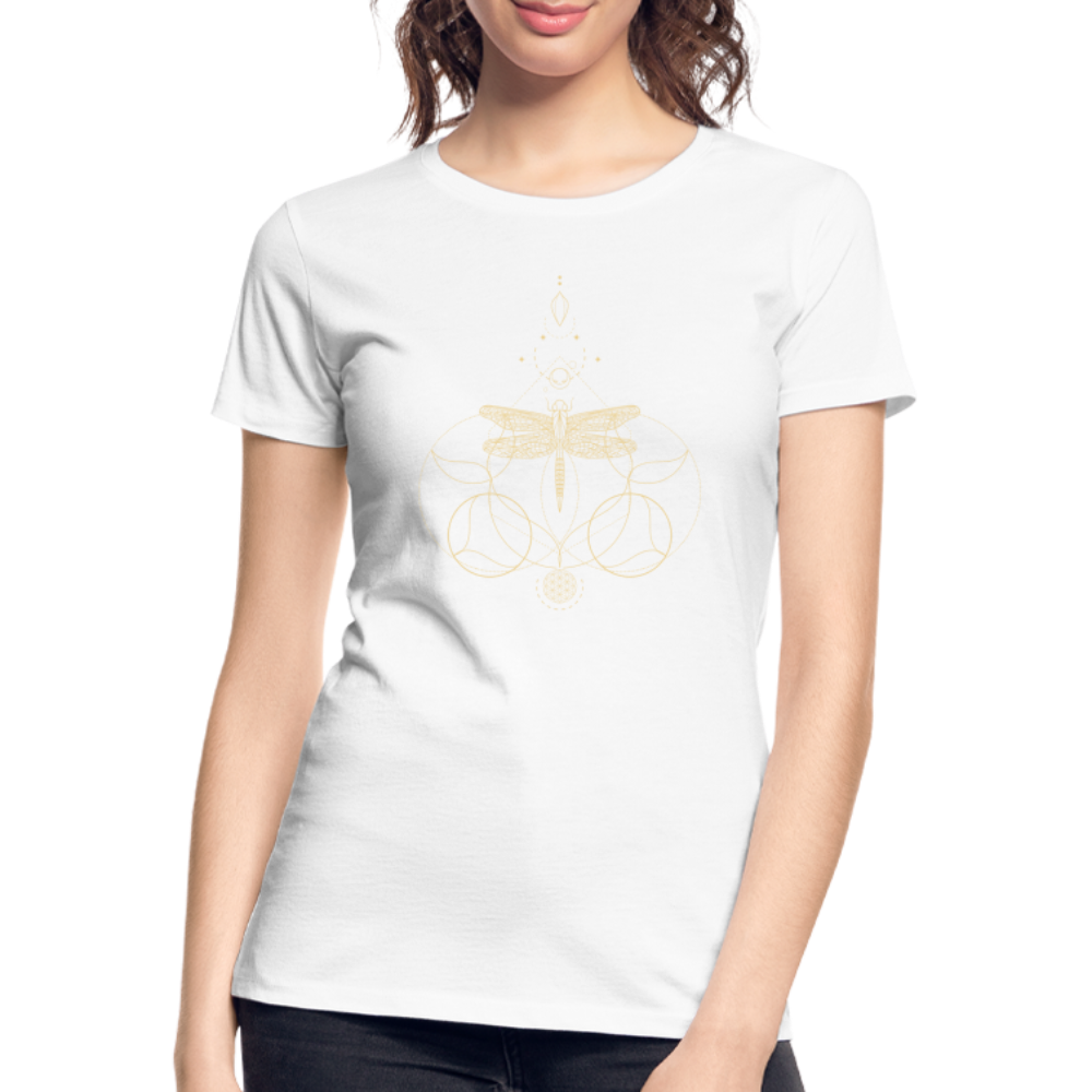 Libelle / Frauen T-Shirt - weiß