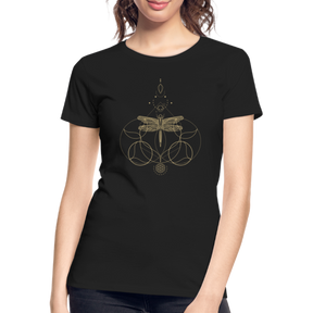 Libelle / Frauen T-Shirt - Schwarz