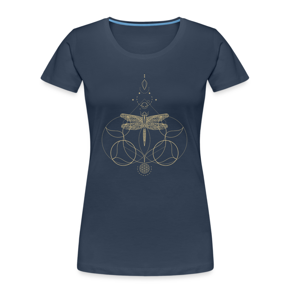 Libelle / Frauen T-Shirt - Navy