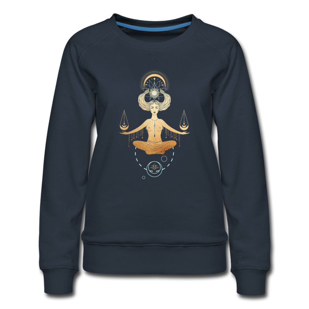 Frauen Premium Pullover - Navy