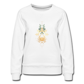 Goldene Krabbe / Sweater - Weiß
