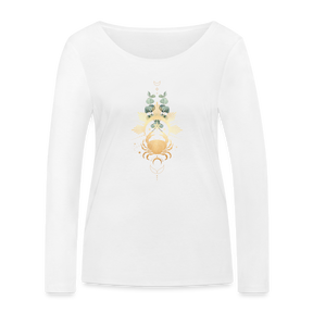 Goldene Krabbe / Frauen Bio-Langarmshirt von Stanley & Stella - weiß