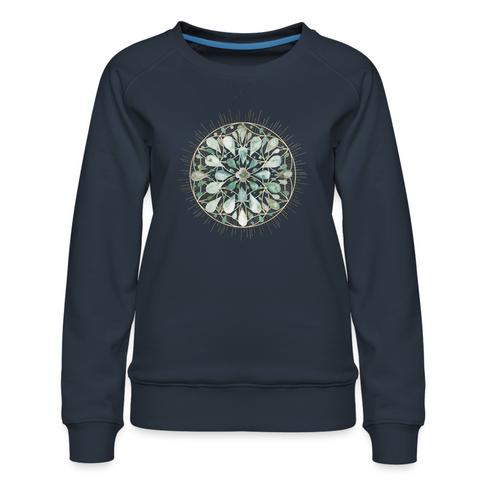 Mandala türkis / Sweater - Navy