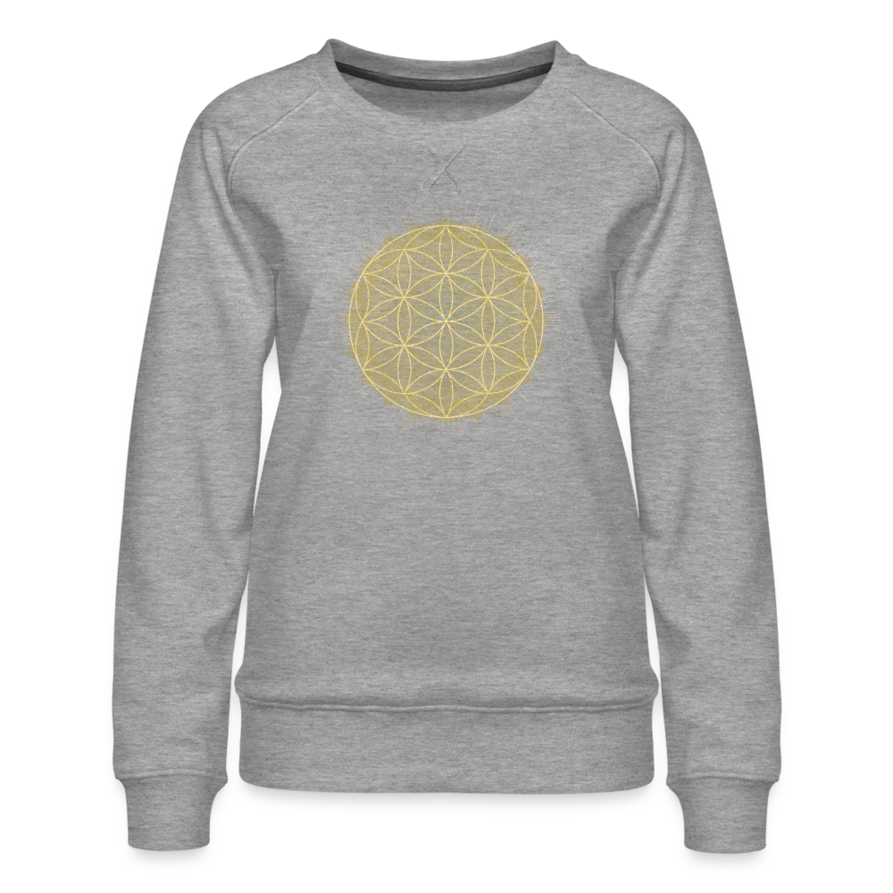 Magic Mandala / Sweater - Grau meliert