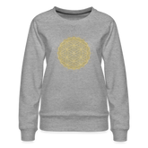 Magic Mandala / Sweater - Grau meliert