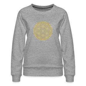 Magic Mandala / Sweater - Grau meliert