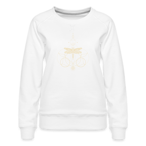 Libelle / Sweater - weiß