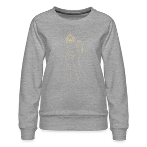 Lotushands / Sweater - Grau meliert
