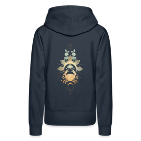 Goldene Krabbe / Backprint Hoodie - Navy